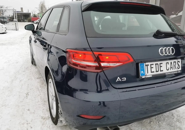 Audi A3 cena 69897 przebieg: 115000, rok produkcji 2017 z Zawidów małe 497